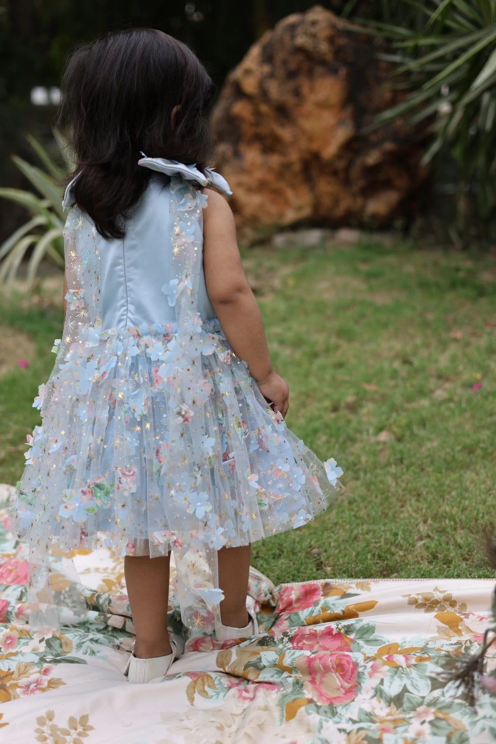 FLUTTERING FLOWER DRESS