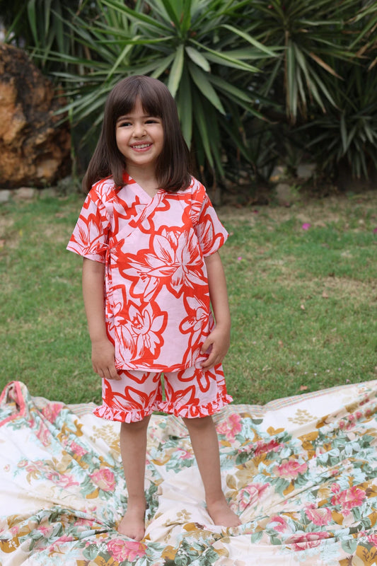 CARNATION KIMONO SET