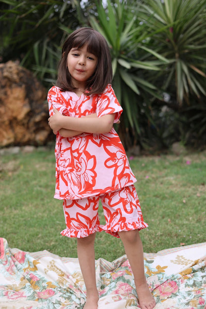 CARNATION KIMONO SET