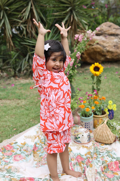 CARNATION KIMONO SET