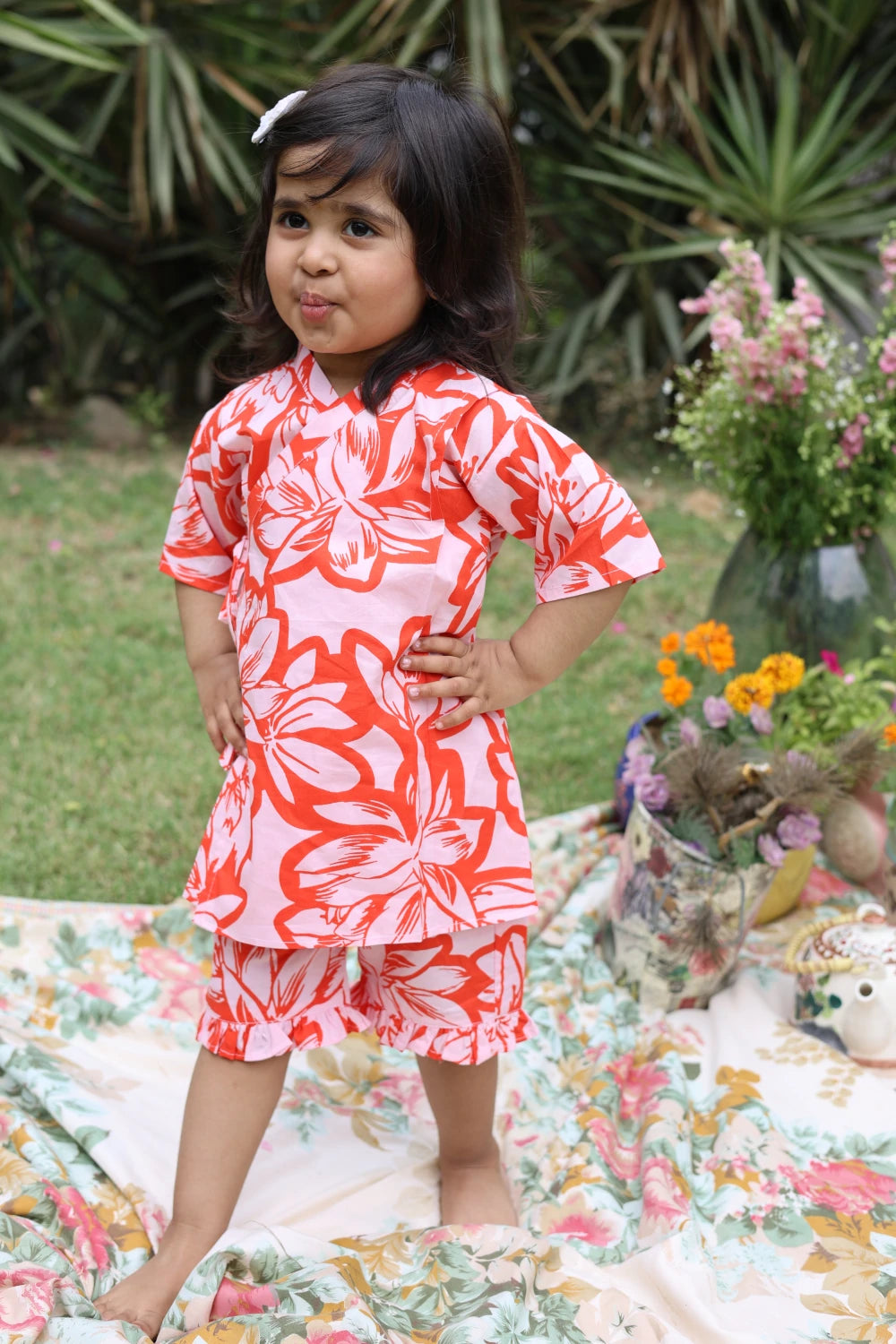 CARNATION KIMONO SET
