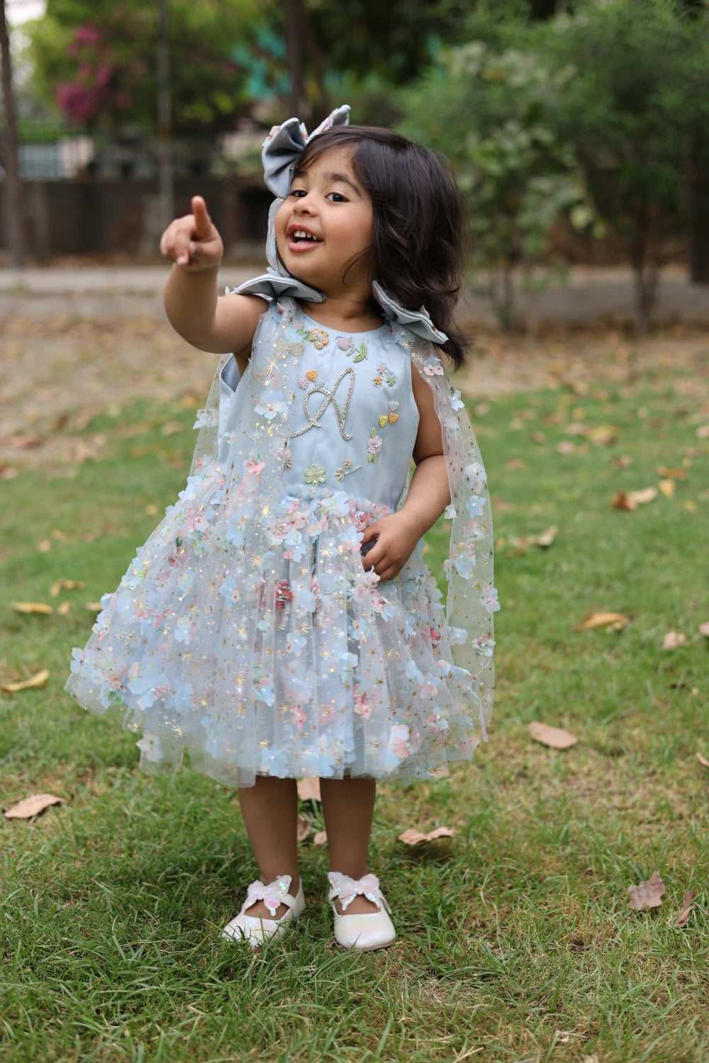 FLUTTERING FLOWER DRESS