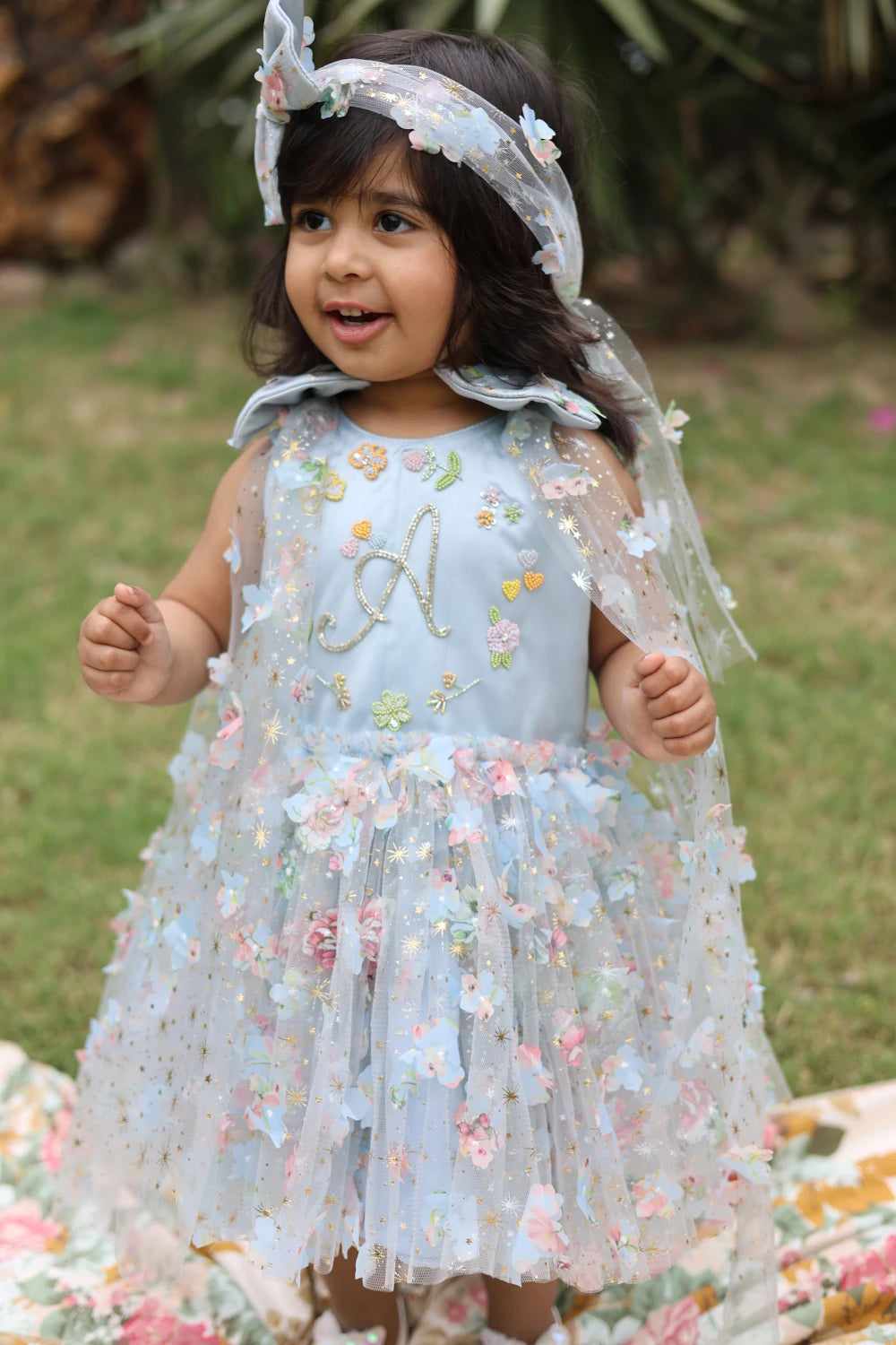 FLUTTERING FLOWER DRESS