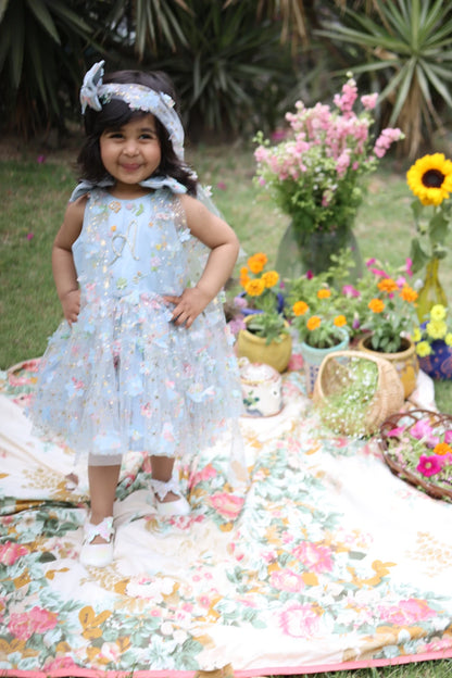 FLUTTERING FLOWER DRESS