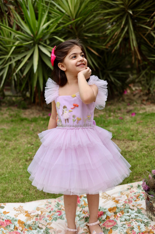 GIRL AND A DOG DRESS