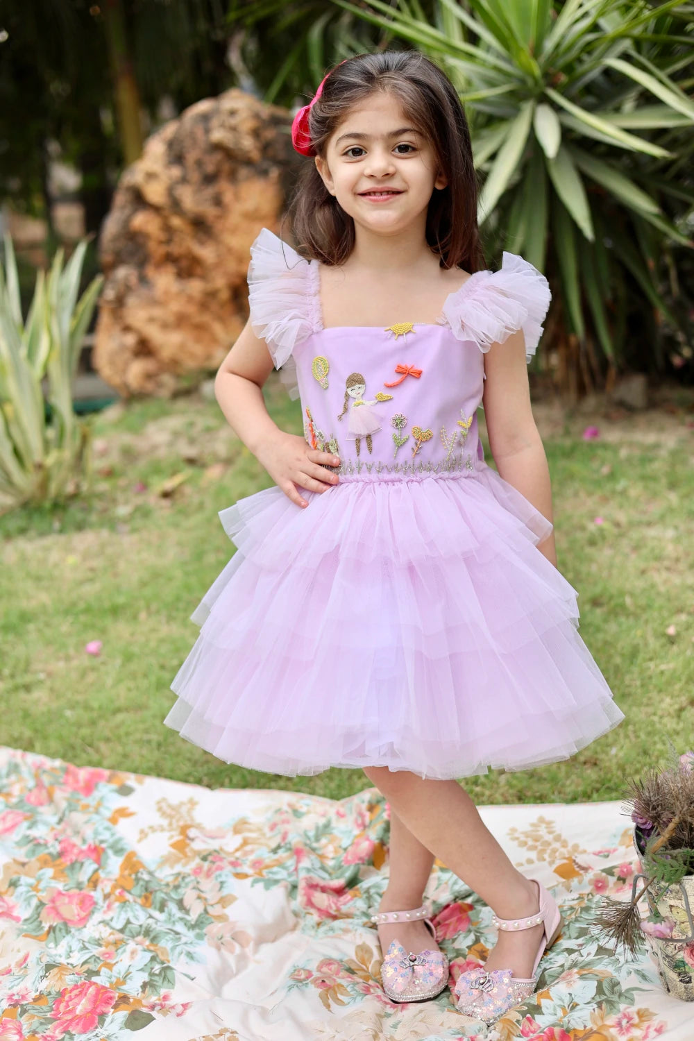 GIRL AND A DOG DRESS